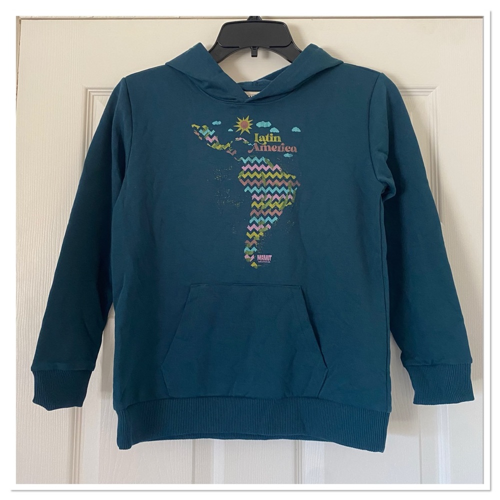 Latino Heritage Month Kids Latin America Hooded Long Sleeve Sweatshirt NWT
